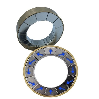 Halbach Array Neodymium Magnet N52 พร้อมวัสดุเหล็กสำหรับเครื่องกำเนิดไฟฟ้า