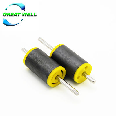 19X20 Injection Molded Ferrite Ndfeb Small Cylinder Magnets Rotor With Shaft